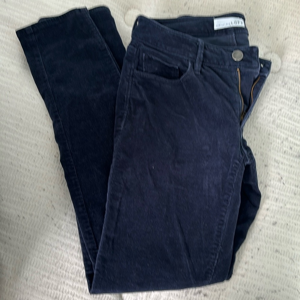 LOFT Curvy Skinny Corduroy Pants